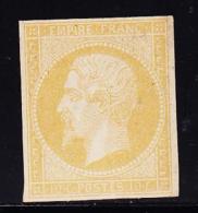 N°13Aa - Jaune Citron - Remargé Droit - Asp. TB - 1853-1860 Napoleone III