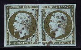 N°11 - Paire - TB - 1853-1860 Napoleone III