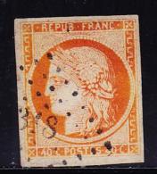 N°5 - Obl. PC - Replaqué - Asp. TB - 1849-1850 Ceres