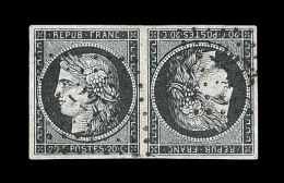 N°3c - Paire - Tête-Bêche - FAUX SPERATI - Signé Spérati - TB - 1849-1850 Ceres