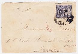 MARQUES D'ENTREE (N° Noël) N°580 - BELG-DUNKERQUE (dateur Inversé) - Afft Uruguay N°71 - Pour Fo - 1801-1848: Precursori XIX