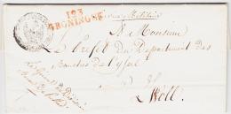 DEPARTEMENTS CONQUIS 123 GRONINGUE (Rge) - 1812 + Cachet Militaire Impérial - Pr Zwoll - TB - 1801-1848: Precursori XIX