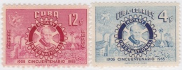 1955-185 CUBA REPUBLICA 1955. 50 ANIV ROTARY CLUB. MH. - Ungebraucht