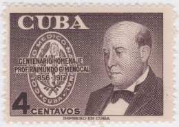 1956-216 CUBA REPUBLICA 1956. RAIMUNDO GARCIA MENOCAL MEDICINE. MH. - Ungebraucht