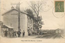 52 - HAUTE MARNE - Prauthoy - Gare - Chemin De Fer - Train - Prauthoy