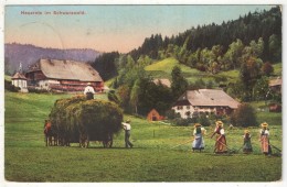 Gutach (Cancellation) - Heuernte Im Schwarzwald - 1910 - Gutach (Schwarzwaldbahn)