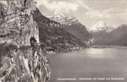 Suisse - Vierwaldstättersee / Axenstrasse Mit Flüelen Und Bristenstock - 1959 - Flüelen