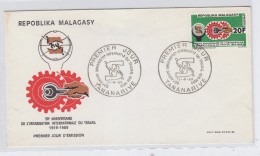 Malaysia ILO FDC 1969 - ILO