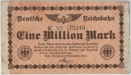 Eine Million Mark / 1 Million Mark - Reichsbanknote - German Reich / Deutsches Reich - Year 1923 - 1 Million Mark