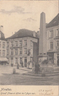 Nivelles - Grand' Place Et Hôtel De L'Aigle Noir (animée, 1904, Nels) - Nivelles