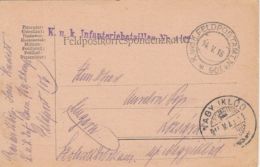 45516- WARFIELD POSTCARD, CENSORED INFANTRY BATTALION NR 1/63, PO 106, WW1, 1916, HUNGARY - Lettres & Documents