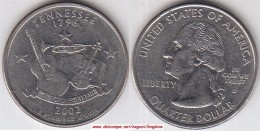 USA 25 Cents 2002 Tennessee KM#331 - Used - 1999-2009: State Quarters