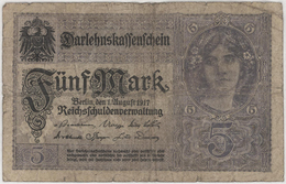 5 Mark - German Empire - Year 1917 - 5 Mark