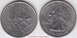 USA 25 Cents 2004 Texas KM#357 - Used - 1999-2009: State Quarters