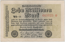 Zehn Millionen Mark / 10 Millionen Mark - Reichsbanknote - German Reich / Deutsches Reich - Year 1923 - 10 Millionen Mark