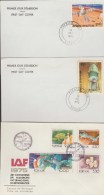 FRANCE+CAMEROUN +CENTRAFRICAINE+PORTUGAL 6  FDC  SPACE    Réf  E782 - Altri & Non Classificati