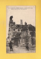 * CPA..dépt 60..RIBECOURT  :  Eglise Bombardée Par Les Allemands : Voir Les 2 Scans - Ribecourt Dreslincourt