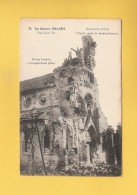 * CPA..dépt 60..RIBECOURT  :  L' Eglise Après Le Bombardement : Voir Les 2 Scans - Ribecourt Dreslincourt