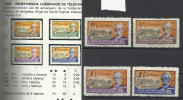 1301-SERIE COMPLETA AÑO 1945 30/33. BENEFICOS  75,00€, HUERFANOS CUERPO TELEGRAFOS ESPAÑA SAMUEL MORSE 90 ANIVERSARIO D - Collections