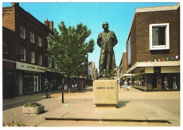 RB 1105 - J Salmon Postcard - Edward Elgar Statue - Worcester - Music Theme - Autres & Non Classés