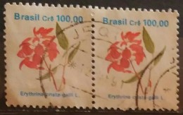 BRASIL 1990. FLORA - FLORES. USADO - USED. - Used Stamps