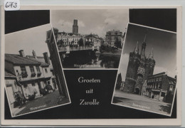 Groeten Uit Zwolle - Waterstraat, Nieuwehavenbrug, Sassenpoort - Zwolle
