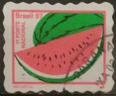 BRASIL 1997. FRUTAS - FRESAS. USADO - USED. - Gebraucht