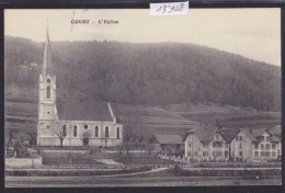 Court - L'église Et Maisons Proches ; Ca 1913 (13´908) - Court