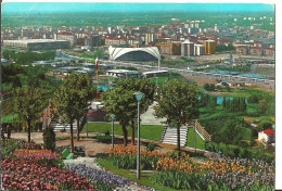 Torino (Piemonte) Zona Espositiva Di "Italia 61" Dal Parco Europa, Exposition Zone Of "Italia 61" Seen From Europa Park - Exposiciones