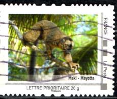 FRANCE Montimbramoi MTM Official Issue Maki De Mayotte Singe Lémurien Local FAUNA Monkeys Affe Mono Scimmia - Scimpanzé