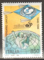 1996 Italia 2290 Unicef Usato - 1991-00: Used