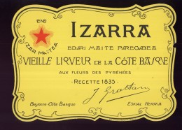 B029 BUVARD - Liqueur IZARRA - Drank & Bier