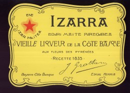 B029 BUVARD - Liqueur IZARRA - Liqueur & Bière