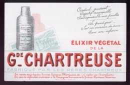 B044 BUVARD -  ELIXIR VEGETAL DE LA GRANDE CHARTREUSE - Drank & Bier