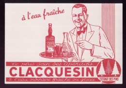 B048 BUVARD -  LIQUEUR CLACQUESIN   ( Tous Différents) - Liqueur & Bière
