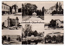 Limbach Oberfrohna - S/w Mehrbildkarte 1 - Limbach-Oberfrohna