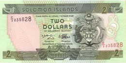Solomon Islands 2 Dollars ND (1997), AU/UNC, P-18a, SB208a - Isla Salomon