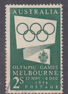 1956 Melbourne  Australia 1955 PreOlympic Issue 2Sh Green Used - Ete 1956: Melbourne