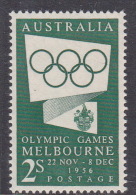 1956 Melbourne  Australia 1955 PreOlympic Issue 2Sh Green MNH - Ete 1956: Melbourne