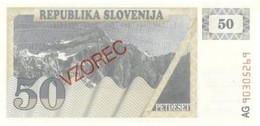 Slovenia 50 Tolarjev ND (1990), Specimen UNC (P-5s, B-205as1) - Slovenia