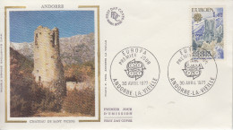 Enveloppe  FDC  1er  Jour  ANDORRE  ANDORRA     EUROPA     1977 - 1977