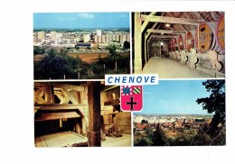 21 - CHENOVE - Côte D'Or - Multivues - Blason Nouveaux Quartiers - Panier Tonneau Bouteille Cave Pressoir - Chenove