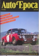 AUTO D' EPOCA - N.10 - OTTOBRE 1990 - ANNO VII - FIAT 2300 S COUPE' - Motori