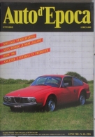 AUTO D' EPOCA - N.10 - OTTOBRE 1991 - ANNO VIII - ALFA ROMEO JUNIOR ZAGATO - Motori