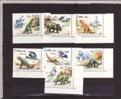 CUBA 1985 - Dinosaure Animal Prehistorique,Yvert 2602/08, Neuf ** MNH - Unused Stamps