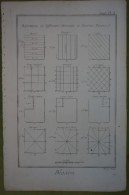 2 Planches Originales De L'encyclopédie Diderot-d'Alembert - Blason - Joint Anneaux, Seaux - Other Plans