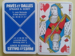 PAVES ET DALLES. Sprauer & Schiff 67840 Kilstett. Jeu De 32 Cartes. Usagé Sans étui - 32 Cartas