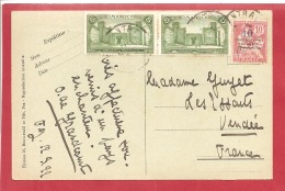 Y &T N°41+59X2  FES   Vers  FRANCE   1922  VOIR 2 SCANS - Briefe U. Dokumente