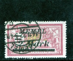 Memel , Timbres Merson Oblitere Du 14-11-22 - Gebruikt