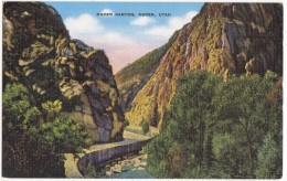 Ogden Canyon, Ogden, Utah, Unused Postcard [18112] - Other & Unclassified